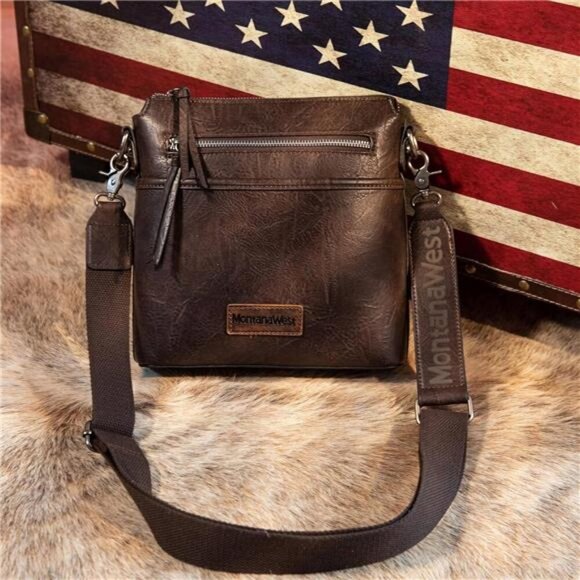 Montana West Crossbody Bag for Women Multi Pocket Cross Body Bag Purses with - Picture 6 of 7